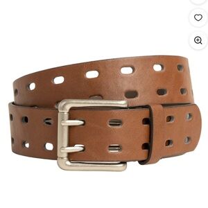 NWT 3X belt double hole brown 53 inches 1479